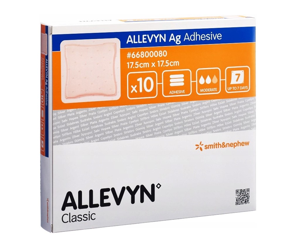 Allevyn Ag adeziv 17,5 * 17,5 cm 1 buc